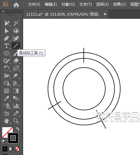 ai怎么畫文檔圖標