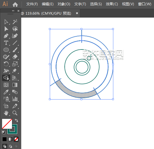 ai怎么畫相機(jī)圖標(biāo)