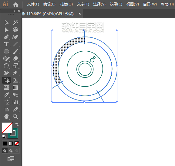 ai怎么畫相機(jī)圖標(biāo)