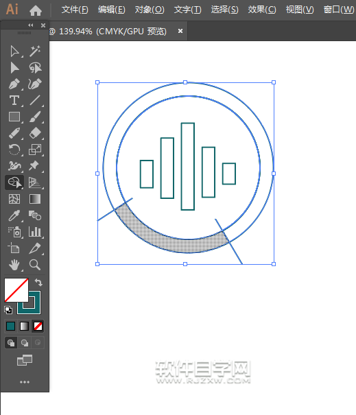 ai怎么畫錄音機(jī)圖標(biāo)
