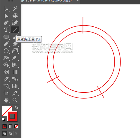 ai怎么畫安全中心圖標