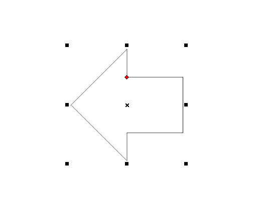 cdr怎么畫左箭頭