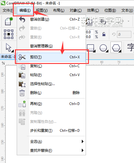 cdr選擇性粘貼在哪里