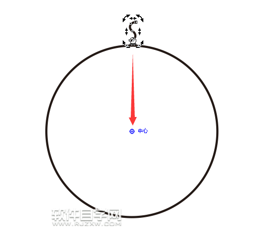 cdr圖案繞著圓形排列