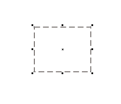 cdr如何畫虛線矩形