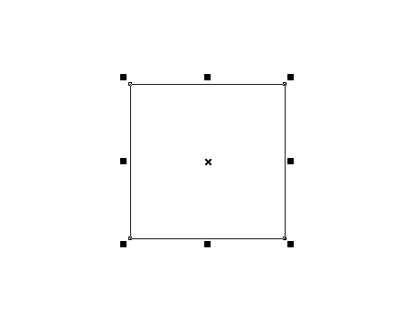 cdr矩形怎么去黑邊