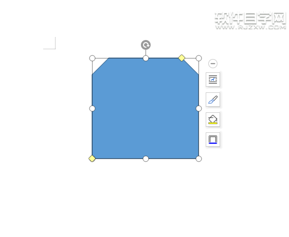 wps怎么畫四個(gè)倒角矩形