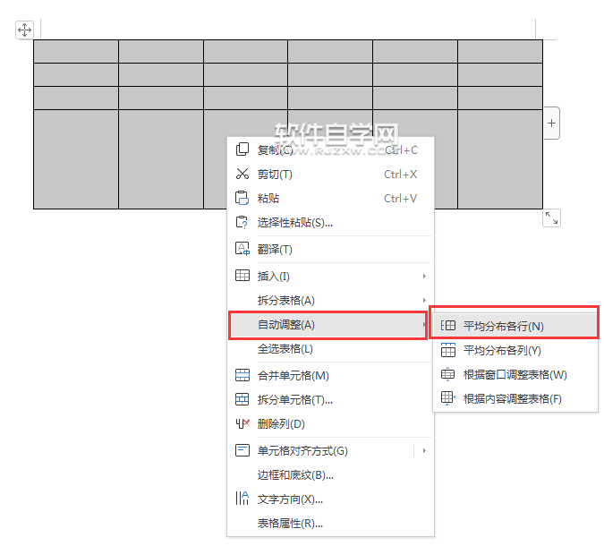wps怎么平均分布各行