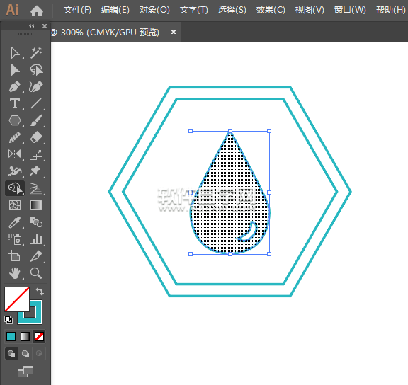 ai怎么畫一個(gè)工作溫度應(yīng)用圖標(biāo)