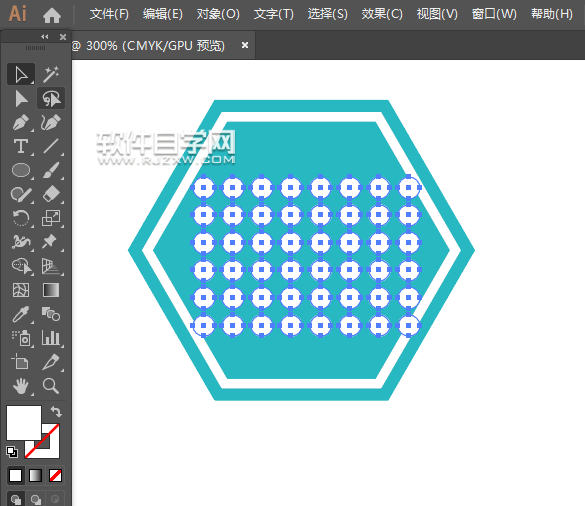 ai怎么畫一個屏幕像素應(yīng)用圖標