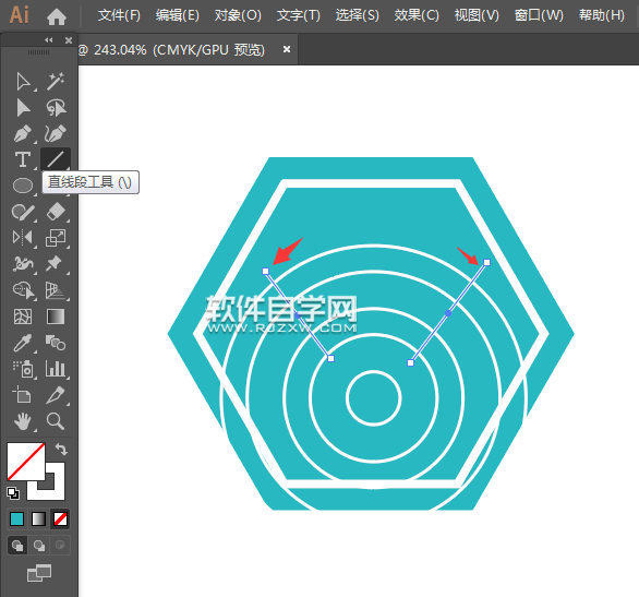 ai如何畫(huà)wifi圖標(biāo)