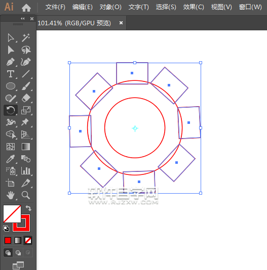 ai怎么畫設置圖標