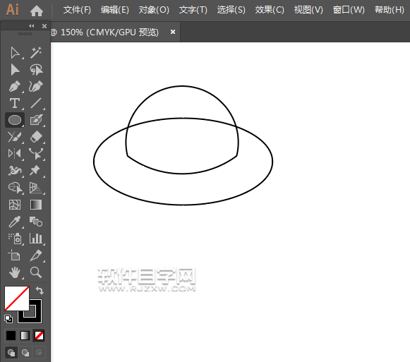 ai怎么畫一個外星飛船圖標