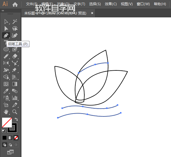 ai怎么畫一個花朵作為自然圖標