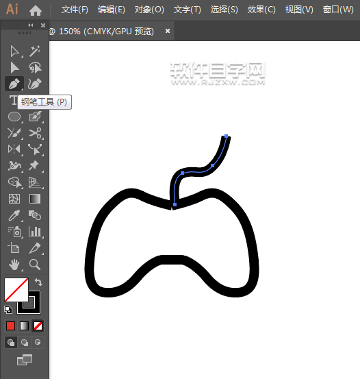 ai怎么畫一個游戲圖標