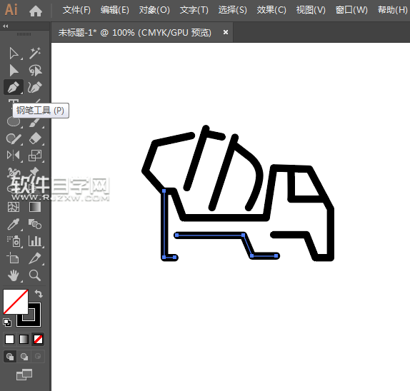 ai怎么畫攪拌車