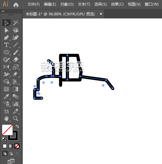 ai怎么畫鏟車圖標