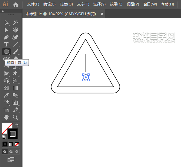 ai怎么畫注意危險圖標