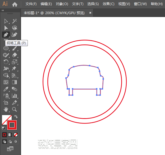 ai怎么畫機動車行駛路牌