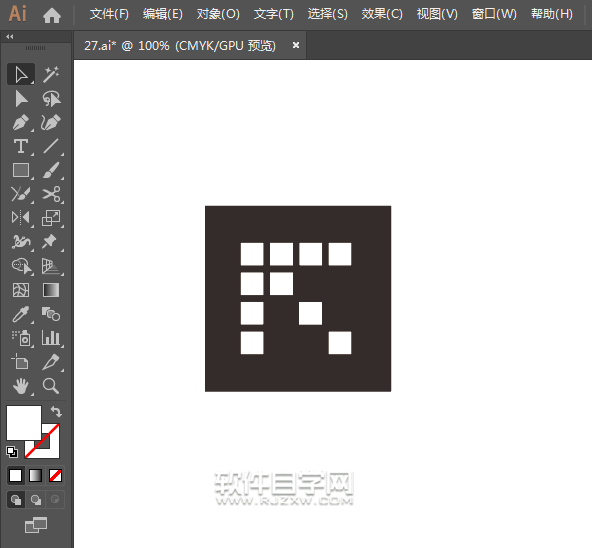 ai怎么畫(huà)向左上角箭頭符號(hào)