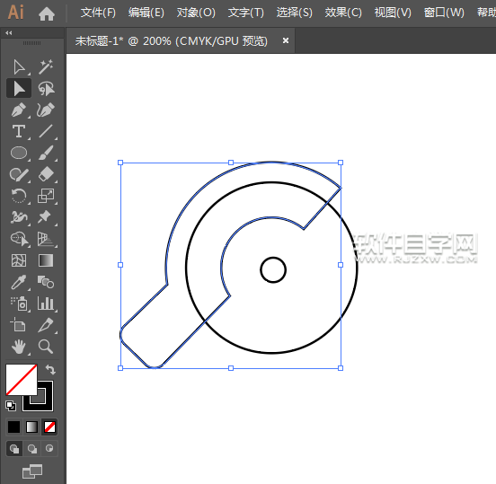 ai怎么畫卡通切割機