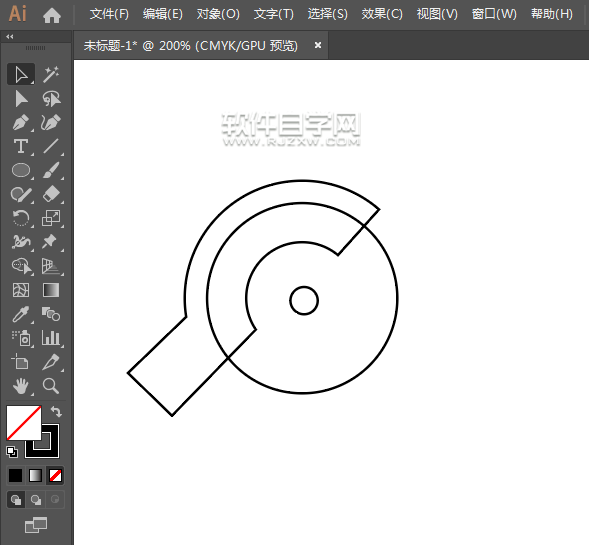 ai怎么畫卡通切割機