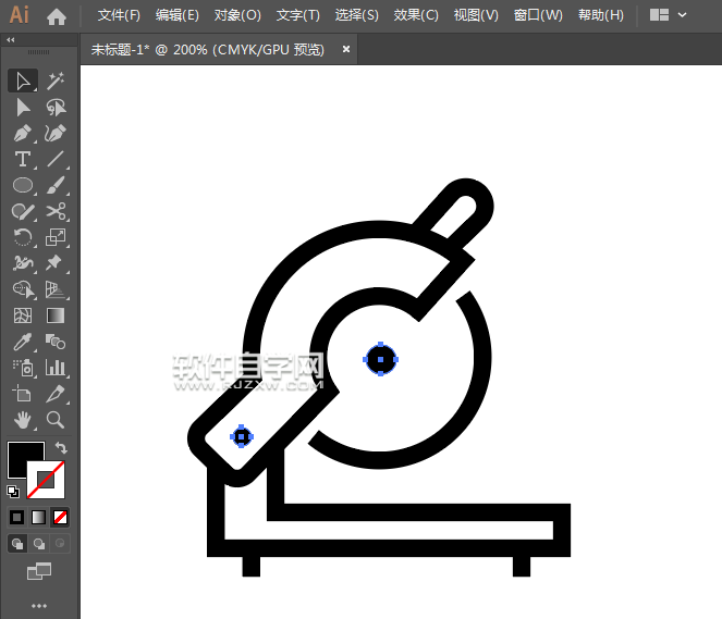 ai怎么畫卡通切割機