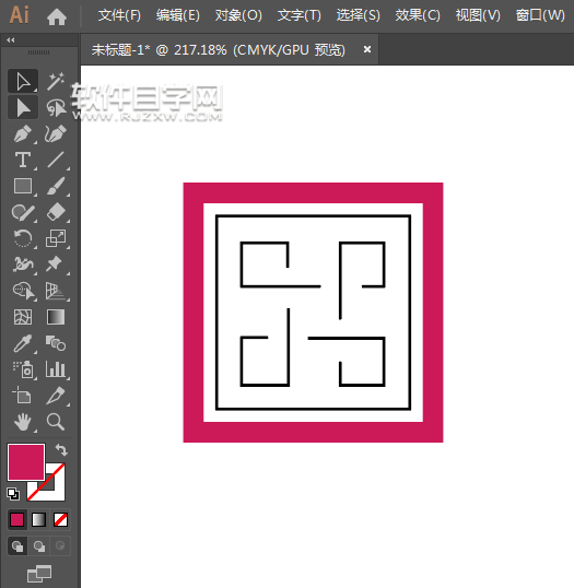 ai怎么畫菱形格子