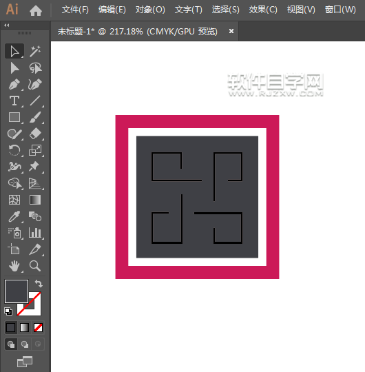ai怎么畫菱形格子