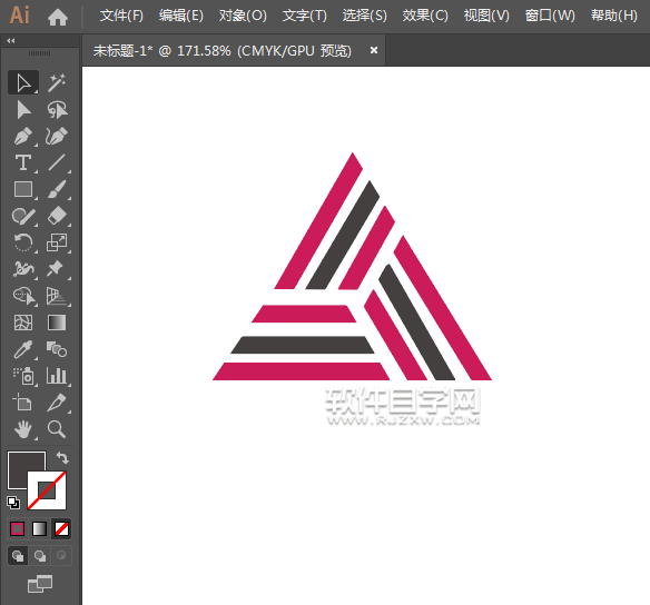 ai怎么畫三角形線條