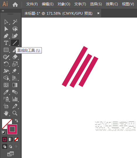 ai怎么畫三角形線條