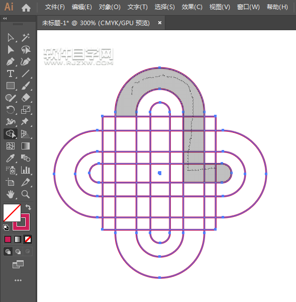 ai矩形偏移怎么創建LOGO