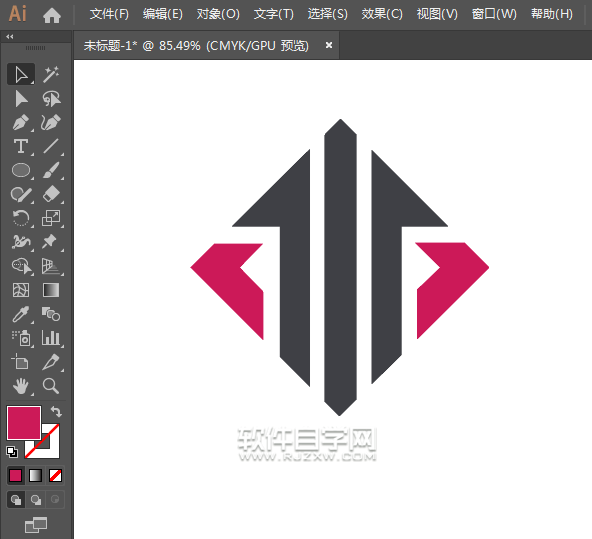 ai怎么用形狀生成制作LOGO