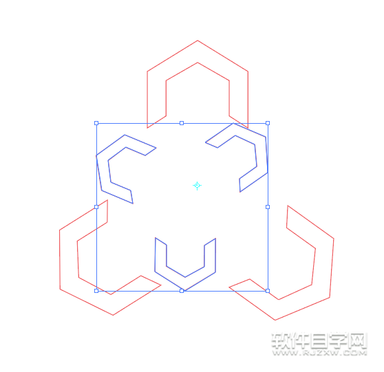 ai怎么用旋轉功能制作LOGO