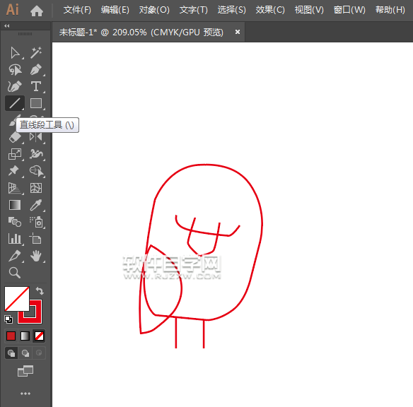 ai怎么畫(huà)一對(duì)愛(ài)心小鳥(niǎo)