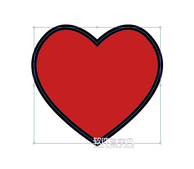 ai怎么畫一個心碎圖標