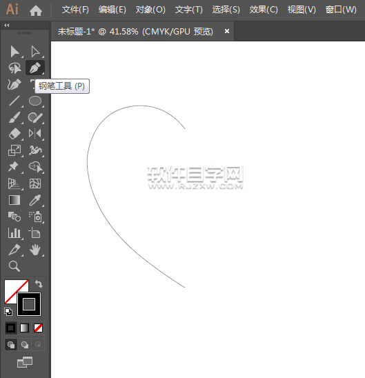 ai怎么畫一個心形結圖案