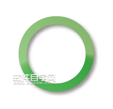 ai怎么畫綠色圓環