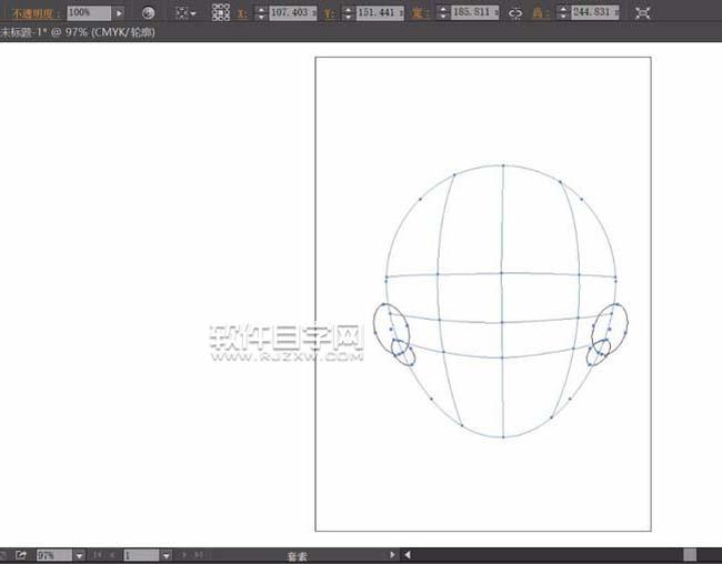 ai怎么畫一個少女頭像