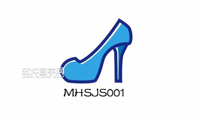 ai怎么設計高跟鞋主題的LOGO