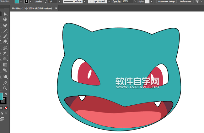 ai妙蛙種子怎么畫