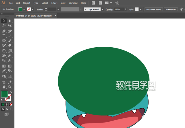 ai妙蛙種子怎么畫