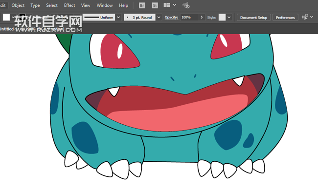 ai妙蛙種子怎么畫