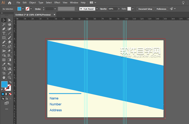 三折頁的宣傳海報怎么用ai軟件做