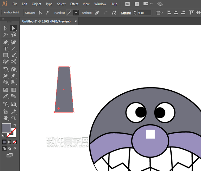 ai怎么畫一個細菌小子頭像