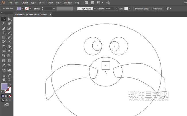 ai怎么畫一個細菌小子頭像