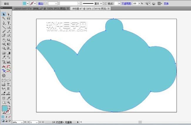 怎么用ai畫一只茶壺圖標(biāo)