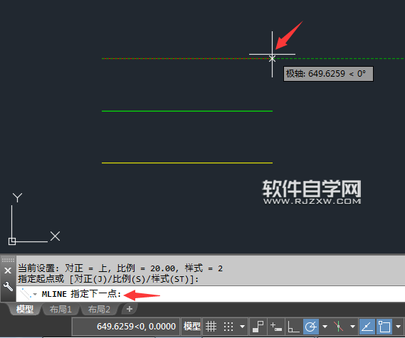 CAD2018畫多線的尺寸不對怎么辦