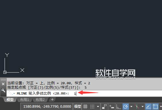 CAD2018畫多線的尺寸不對怎么辦