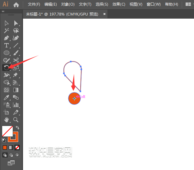 怎么用ai畫一個花邊標志